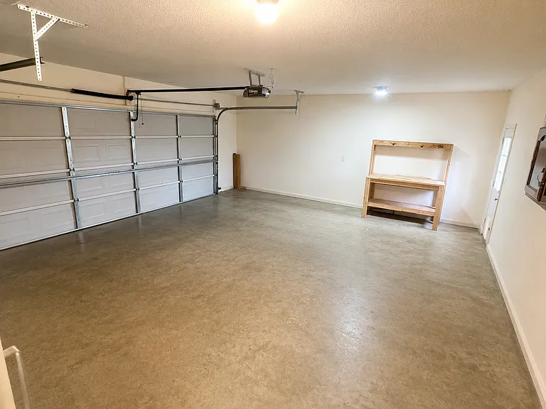 2 car garage attached to house