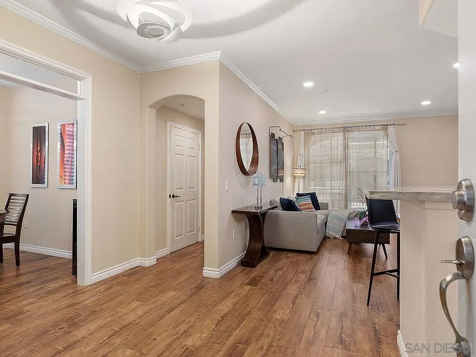 Entry front front door of condo