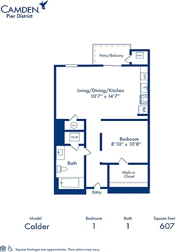 Floor plan Calder