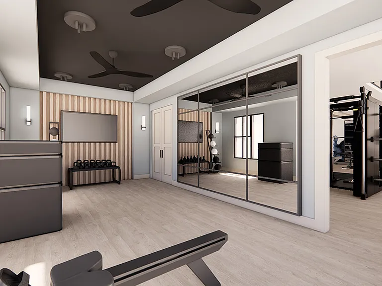 Fitness Studio perfect for stretching, personal training or mindful workouts