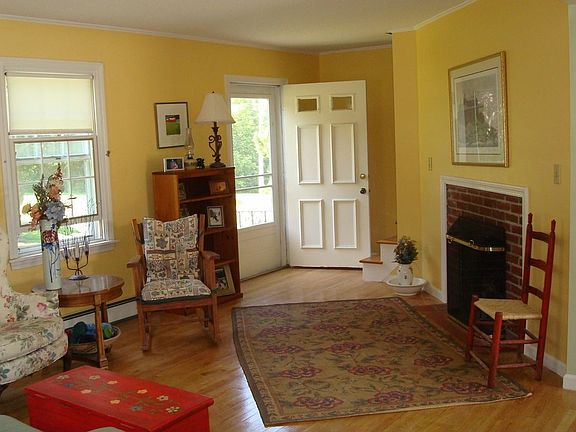 Open Living Room with Fireplace