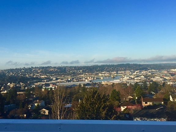 Panoramic views from deck