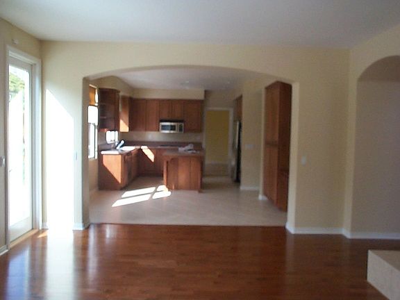 Family room and kitchen