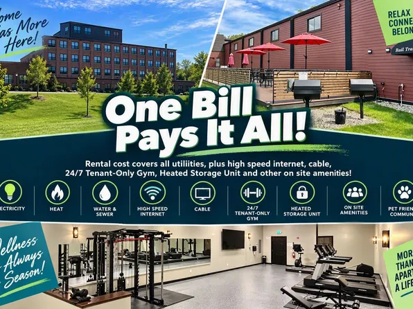 Rail Trail Village - Luxury Living where One Bill Pays it All!