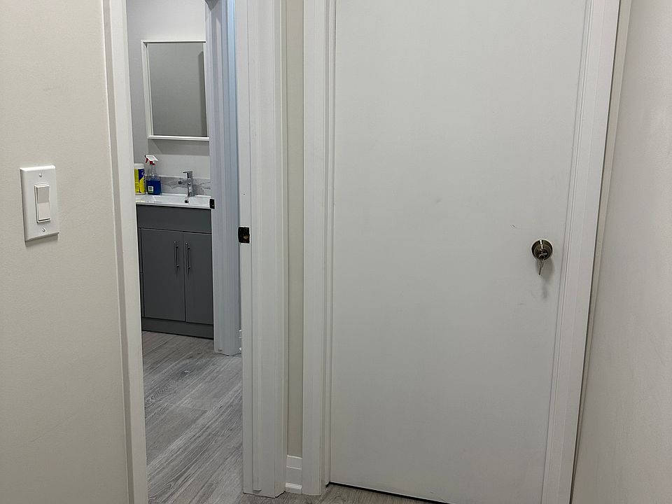 to enter your space, you walk through the left door