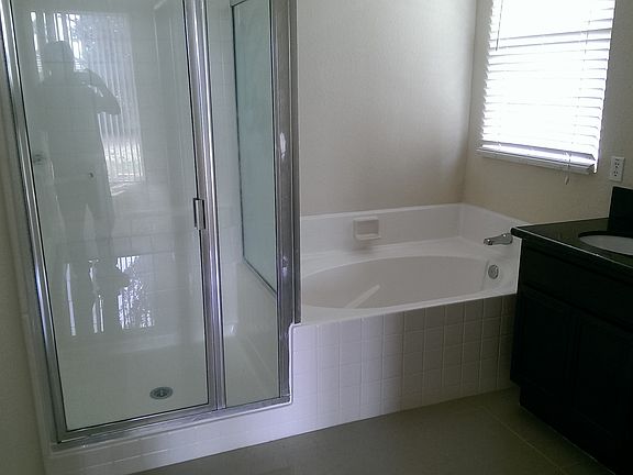 Master bedroom shower