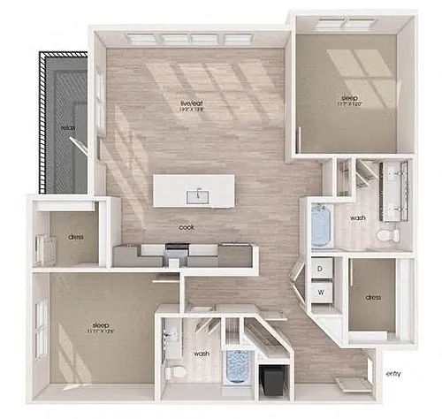 Floor plan B15