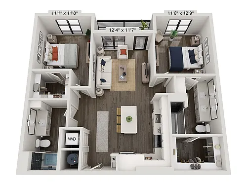 Floor plan B1