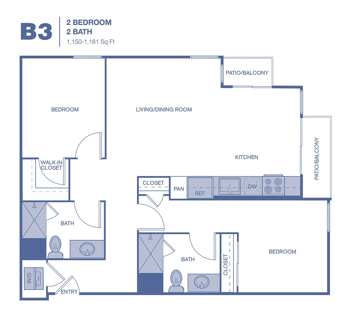 Floor plan B3