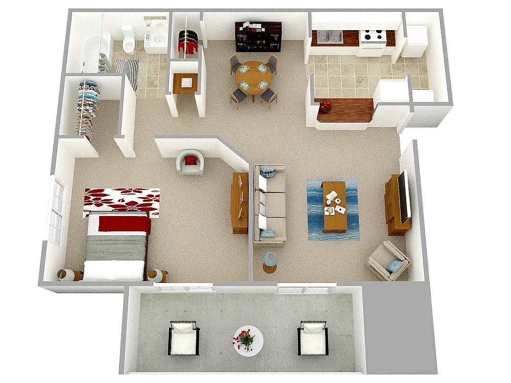Floor plan The Waterman