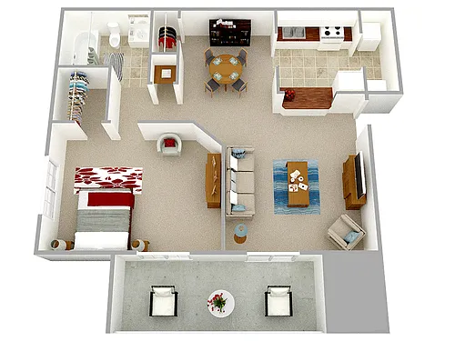 Floor plan The Waterman