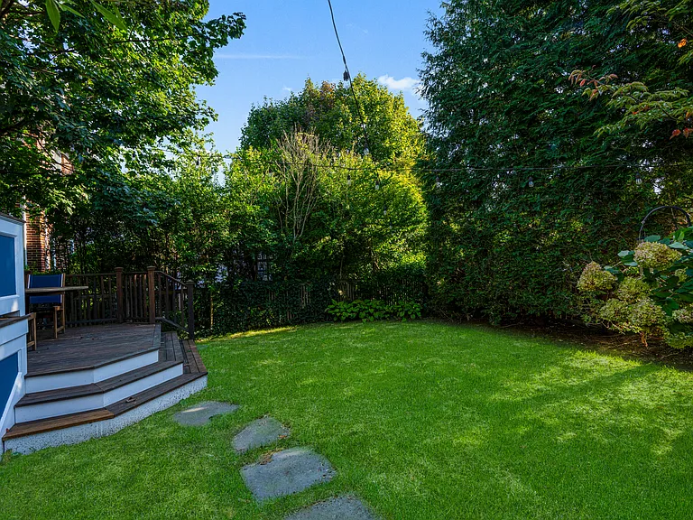 Fenced-in yard