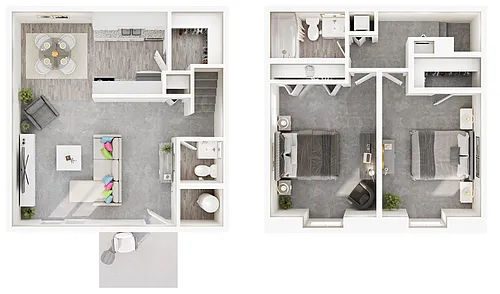 Floor plan 2-Bedroom