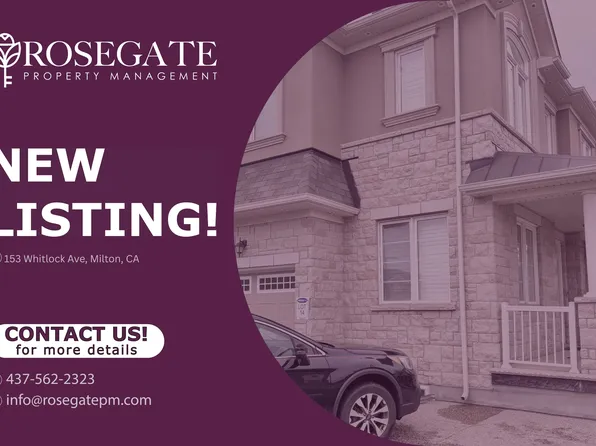 153 Whitlock Ave, Milton, ON L9E 1G1