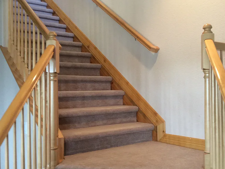 Stairs from basement.