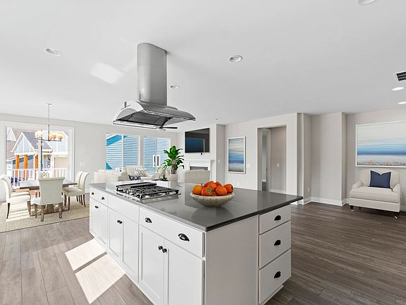 Virtually Staged Kitchen Great Room