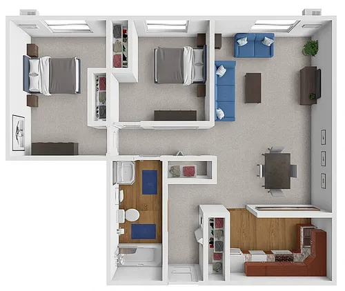 Floor plan 2 Bedroom