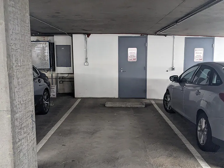 Parking Space with storage unit on ground floor
