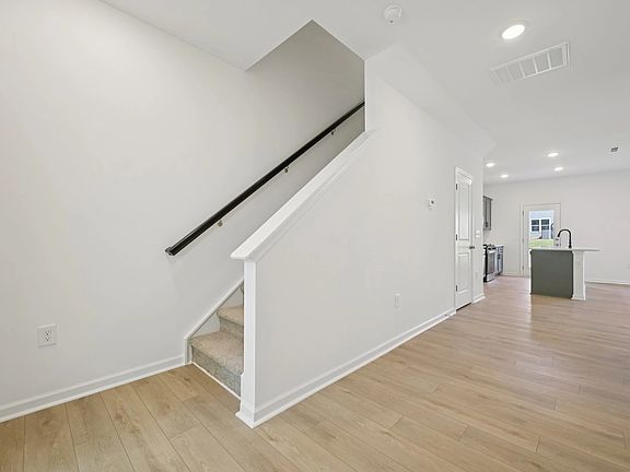 Foyer featuring the AW Collection R Minimalist - A stark, stylish entry with dramatic simplicity.