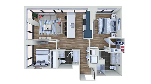 Floor plan B1
