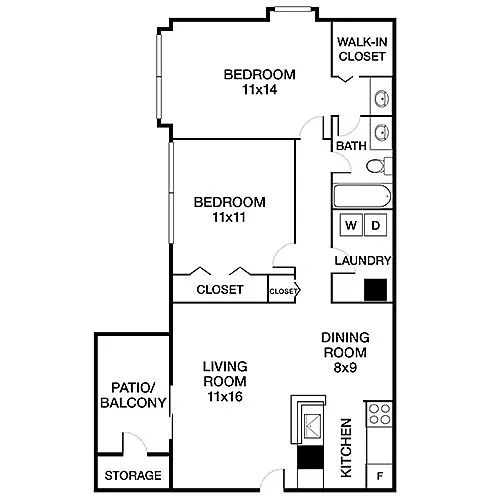 Floor plan Hickory Premier