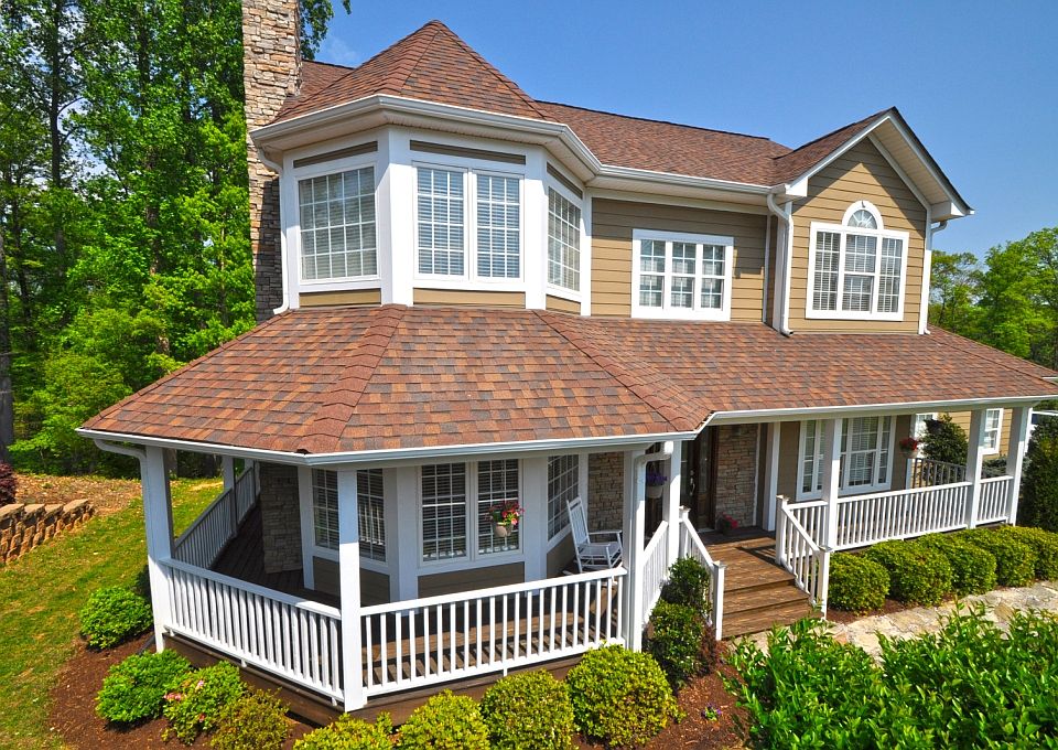 Southern Style Wrap Around Porch
