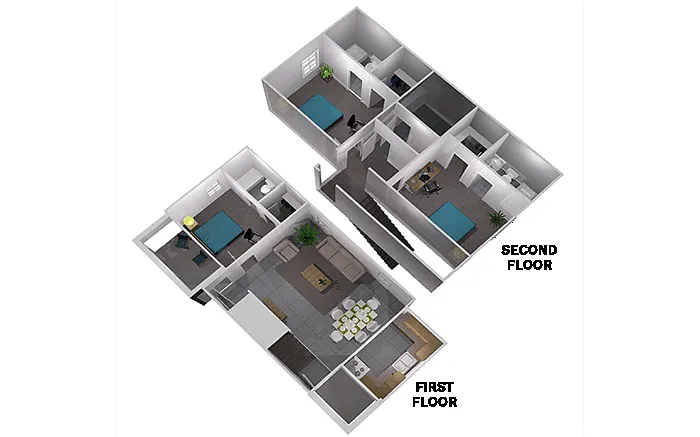 Floor plan 3x3 Cottage