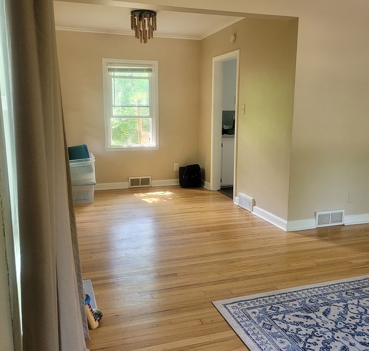 Living room looking into dining room