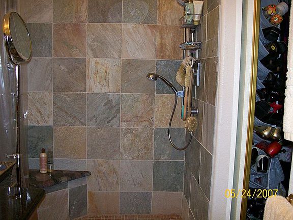 Master shower