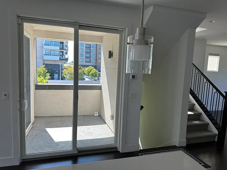 Balcony on the second floor