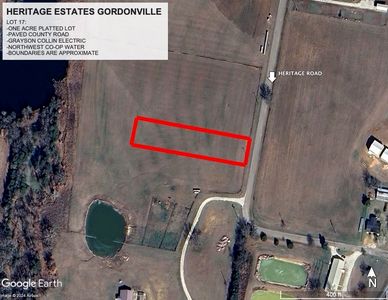 LOT 1.17 Heritage Rd, Gordonville, TX, 76245