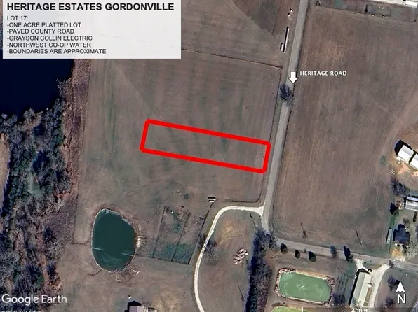 LOT 1.17 Heritage Rd, Gordonville, TX 76245