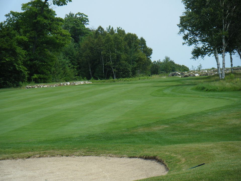 Looking onto 17th fairway