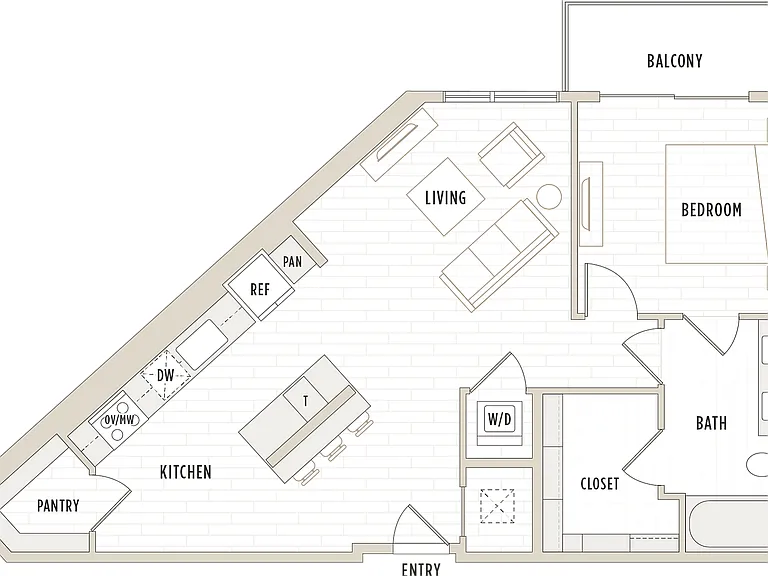 A7 | 1 Bed 1 Bath A7 | 1 Bed 1 Bath