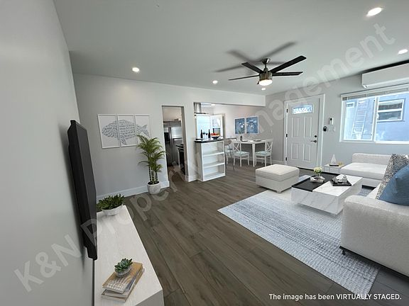 Large open living room