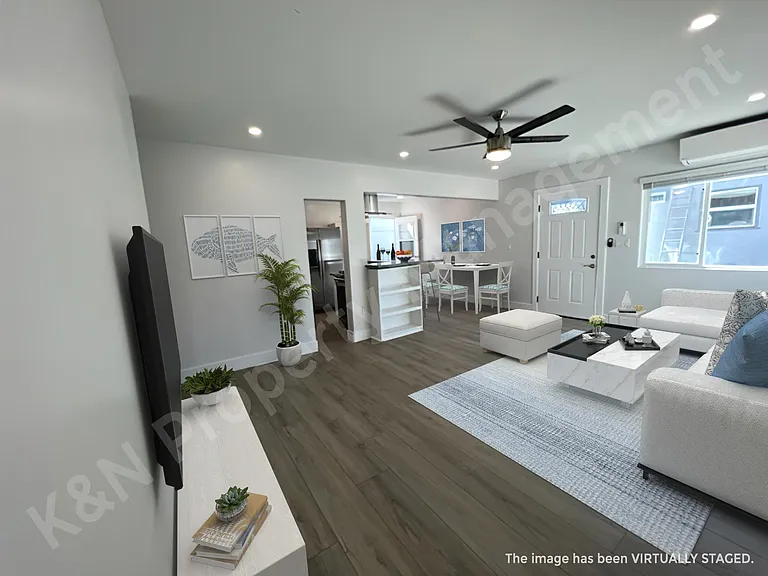 Large open living room