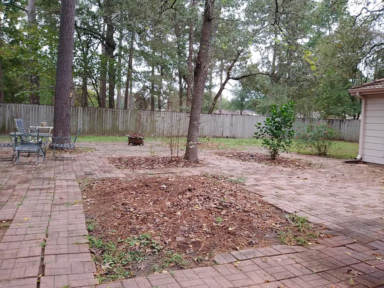 large backyard