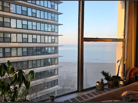 Beach view out of family room window