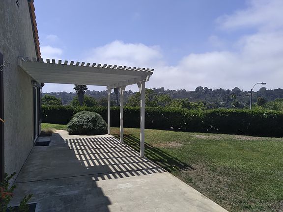 Backyard view to the southwest