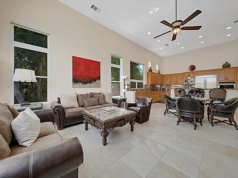 Large open living room