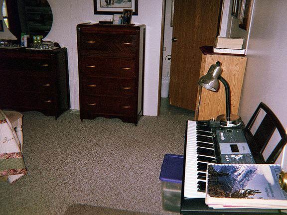 Master bedroom with bath