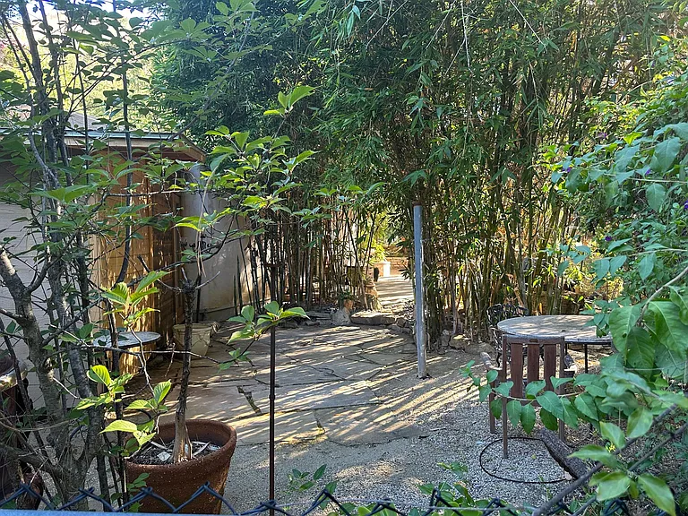 Back of the sanctuary patio