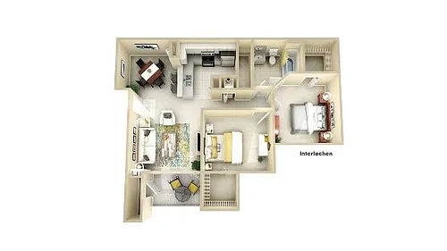 Floor plan Interlachen - B1