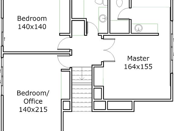 Upstairs Plan View