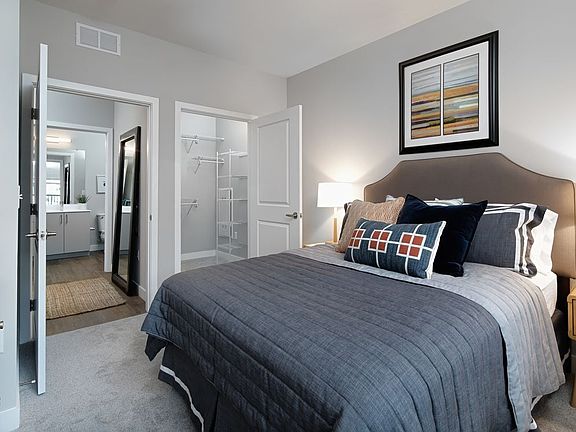 Bedroom with closet