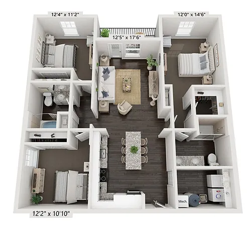 Floor plan C1