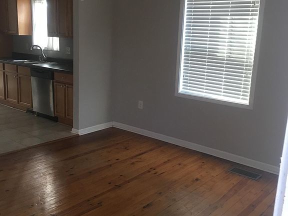 Front door into living room