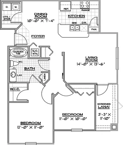 Floor plan Duo-Lanai