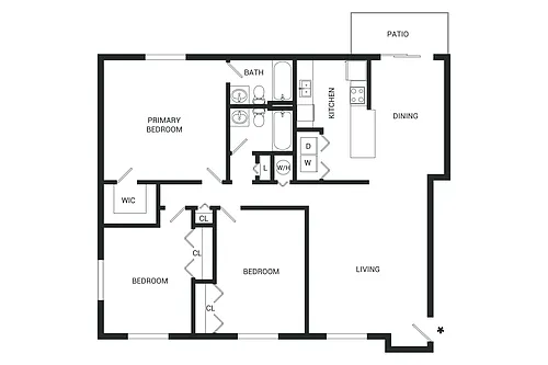 Floor plan Willow