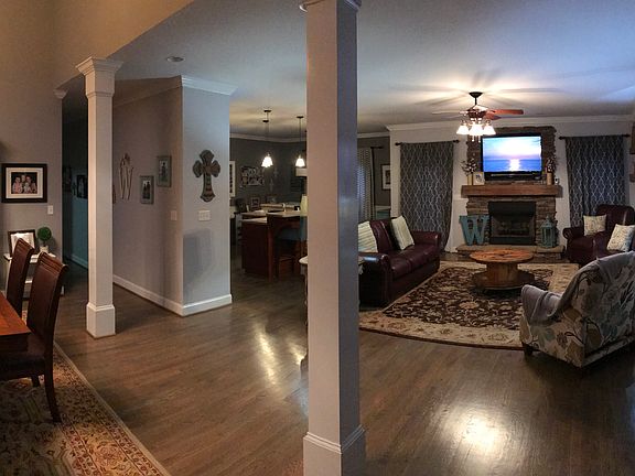 Main living area upstairs 